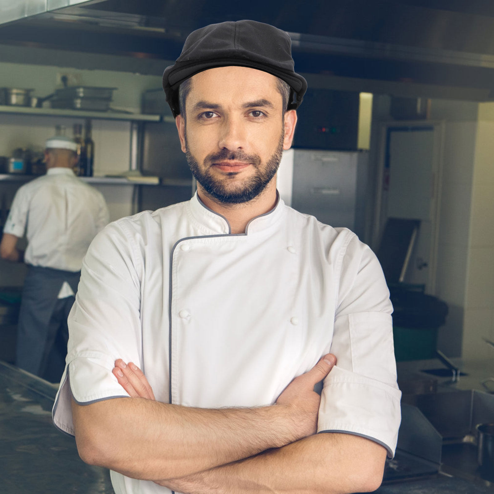 Kitchen Working Hat Canvas Ber - Home Cooking Classes ulasan dan harga