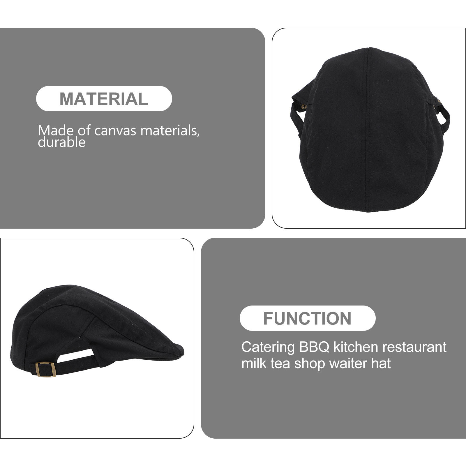 Kitchen Working Hat Canvas Ber - Home Cooking Classes ulasan dan harga