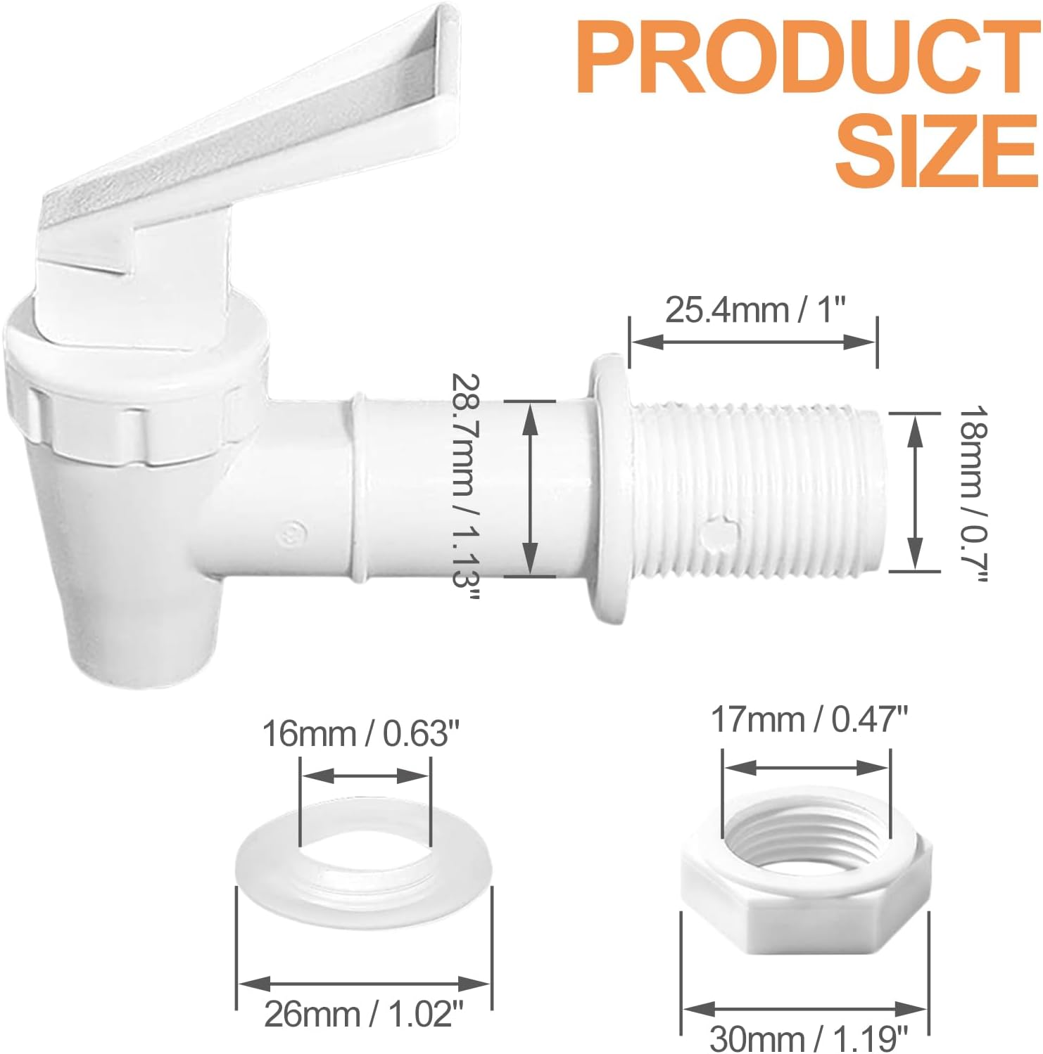 White Plastic Spigot Bucket Bo - Fermentation Crock ulasan dan harga