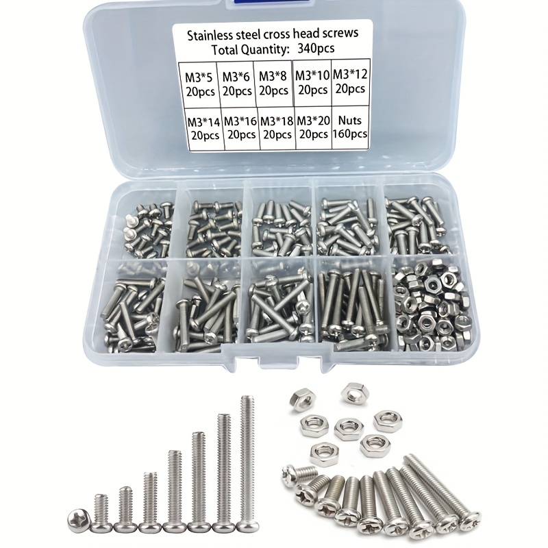 340pcs M3 Stainless Steel Phil - Paella Pan Steel ulasan dan harga