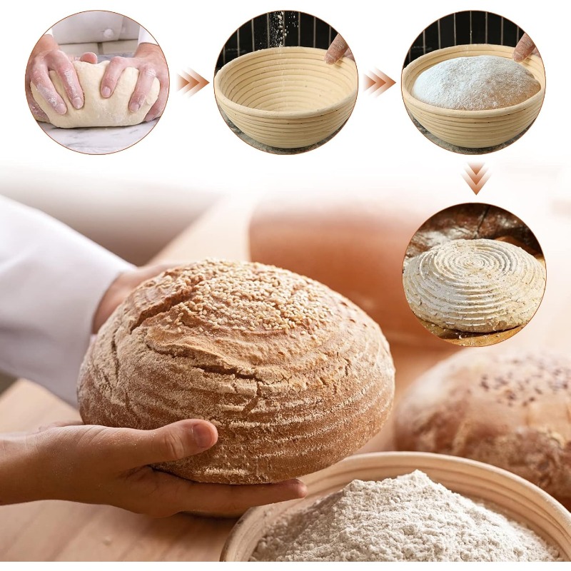 Bread Fermentation Basket PP D - Fermentation Crock ulasan dan harga