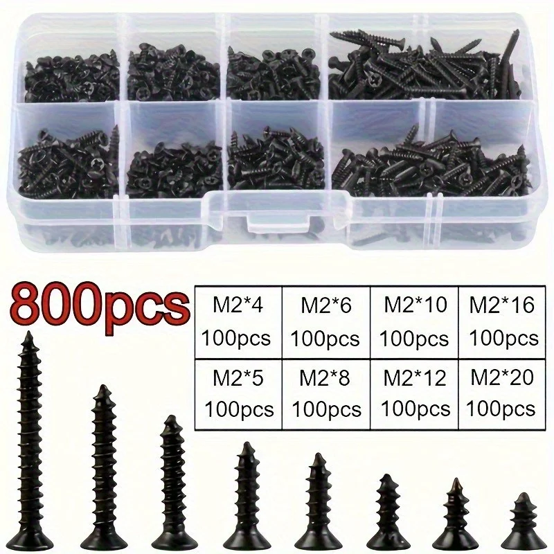 Self-tapping wood screw set, M - Paella Pan Steel ulasan dan harga