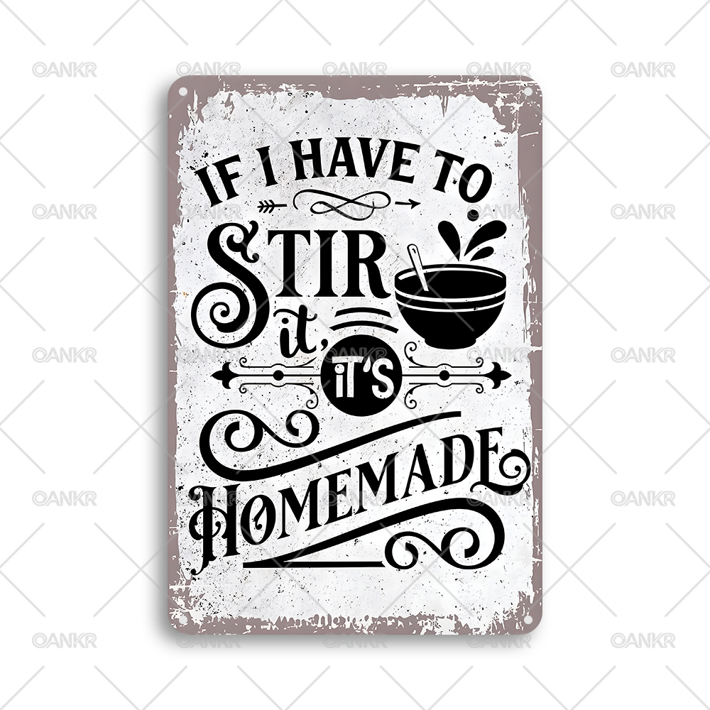 Vintage Kitchen Quote Metal Ti - Home Cooking Quotes ulasan dan harga