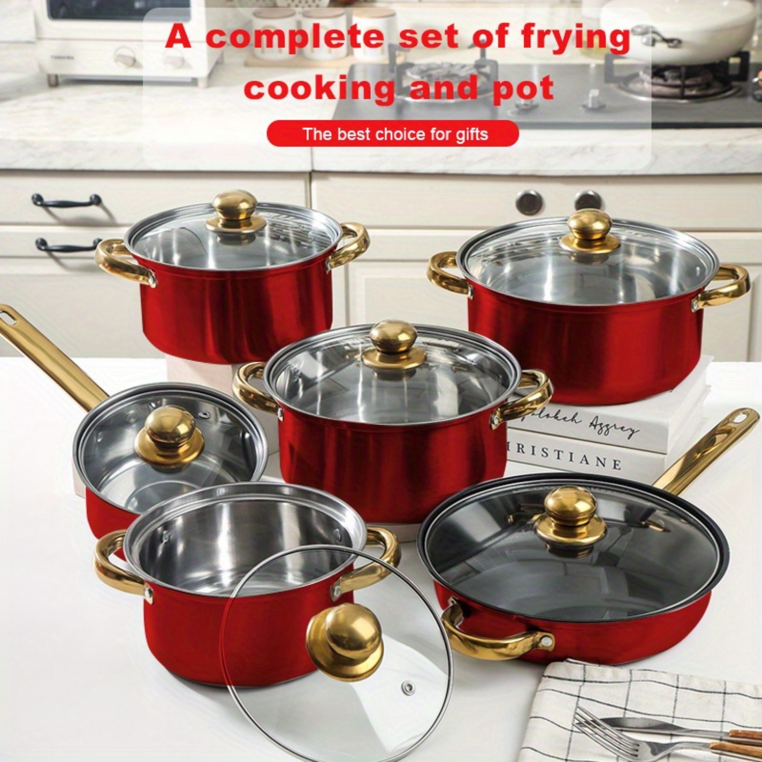 12pcs Stainless Steel Kitchenw - Paella Pan Steel ulasan dan harga