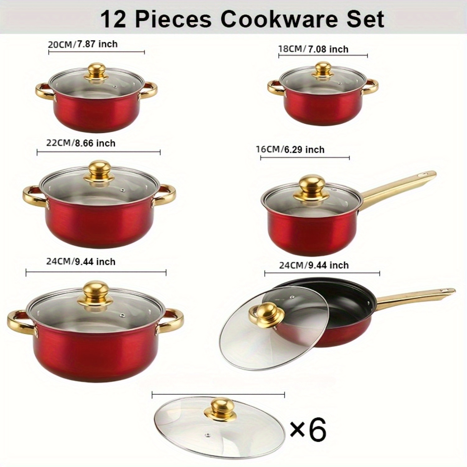 12pcs Stainless Steel Kitchenw - Paella Pan Steel ulasan dan harga