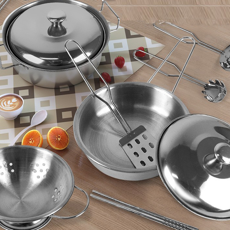Kitchen Pretend Play Accessori - Paella Pan Steel ulasan dan harga