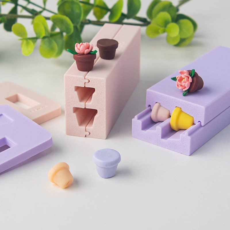 Mini 3D Flower Pot Clay Hand R - Tagine Clay Pot ulasan dan harga