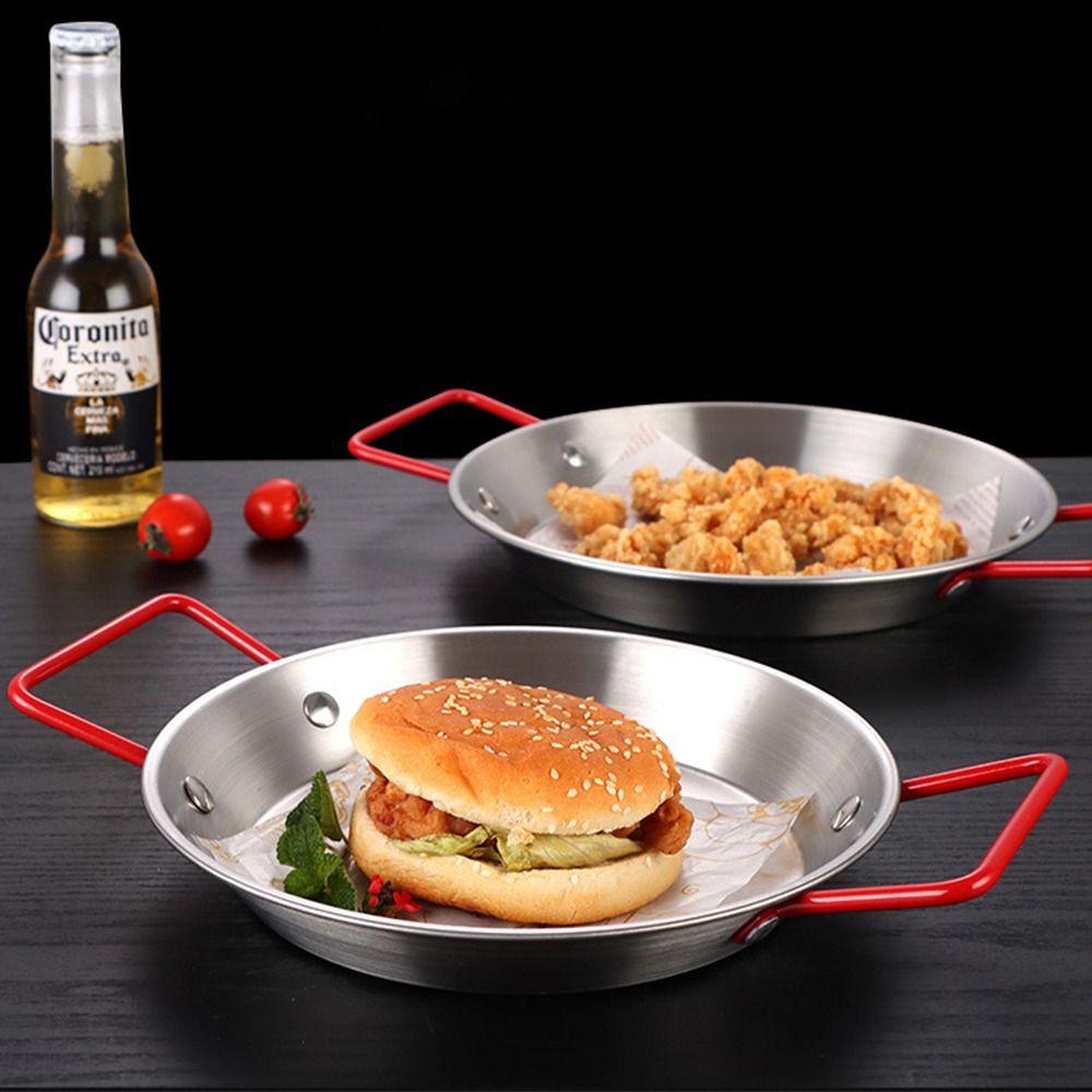 20cm/24cm/28cm Flat Bottomed P - Paella Pan Steel ulasan dan harga
