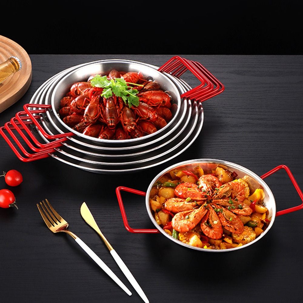 20cm/24cm/28cm Flat Bottomed P - Paella Pan Steel ulasan dan harga