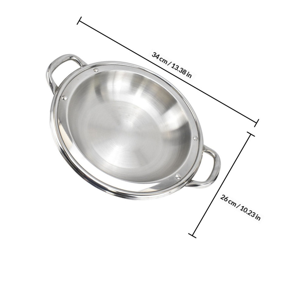 Multi-Function Stainless Steel - Paella Pan Steel ulasan dan harga