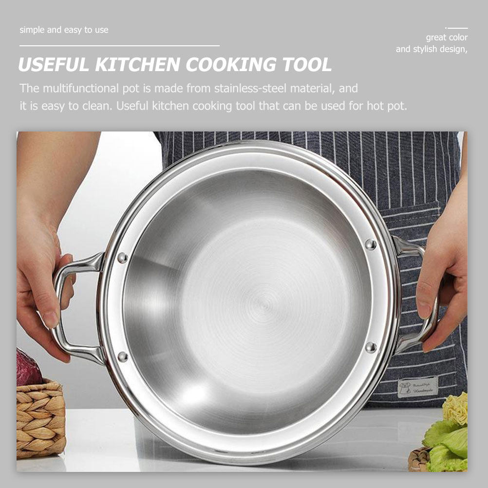 Multi-Function Stainless Steel - Paella Pan Steel ulasan dan harga