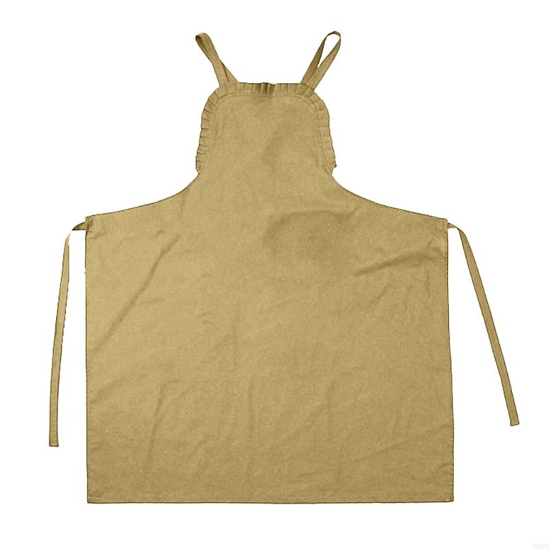 H8WB Practical Smock Apron Wit - Home Cooking Classes ulasan dan harga