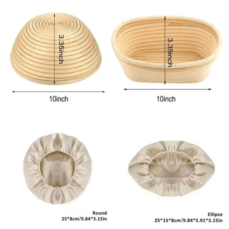 1/3Pcs Bread Basket Liner Clot - Fermentation Crock ulasan dan harga