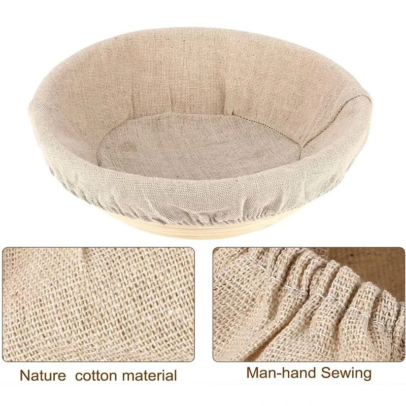 1/3Pcs Bread Basket Liner Clot - Fermentation Crock ulasan dan harga