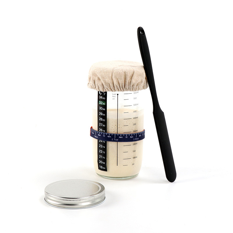 Food Storage Jar Kit  Sourdoug - Fermentation Crock ulasan dan harga