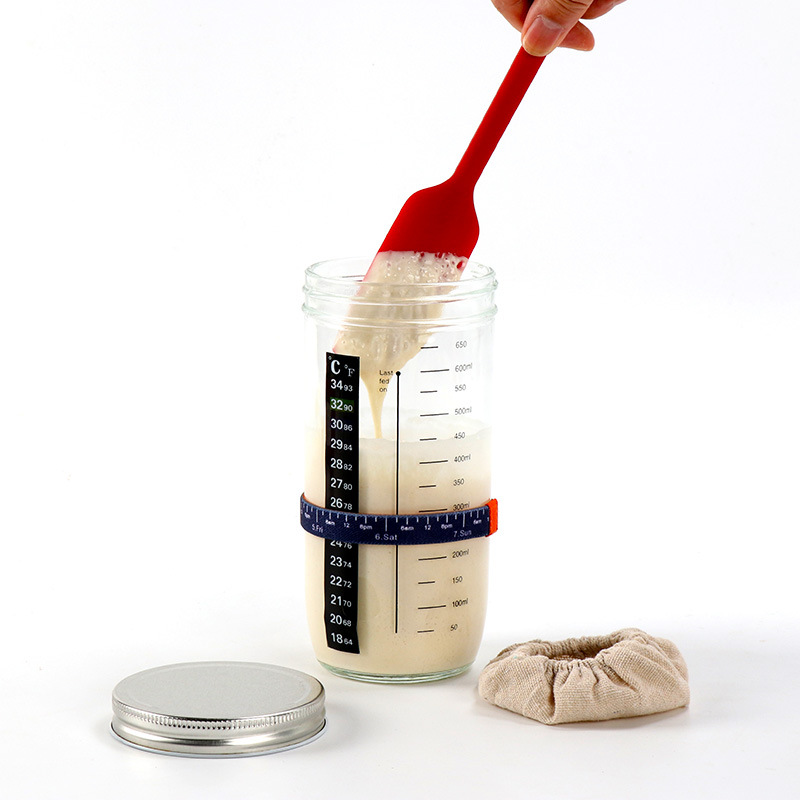 Food Storage Jar Kit  Sourdoug - Fermentation Crock ulasan dan harga