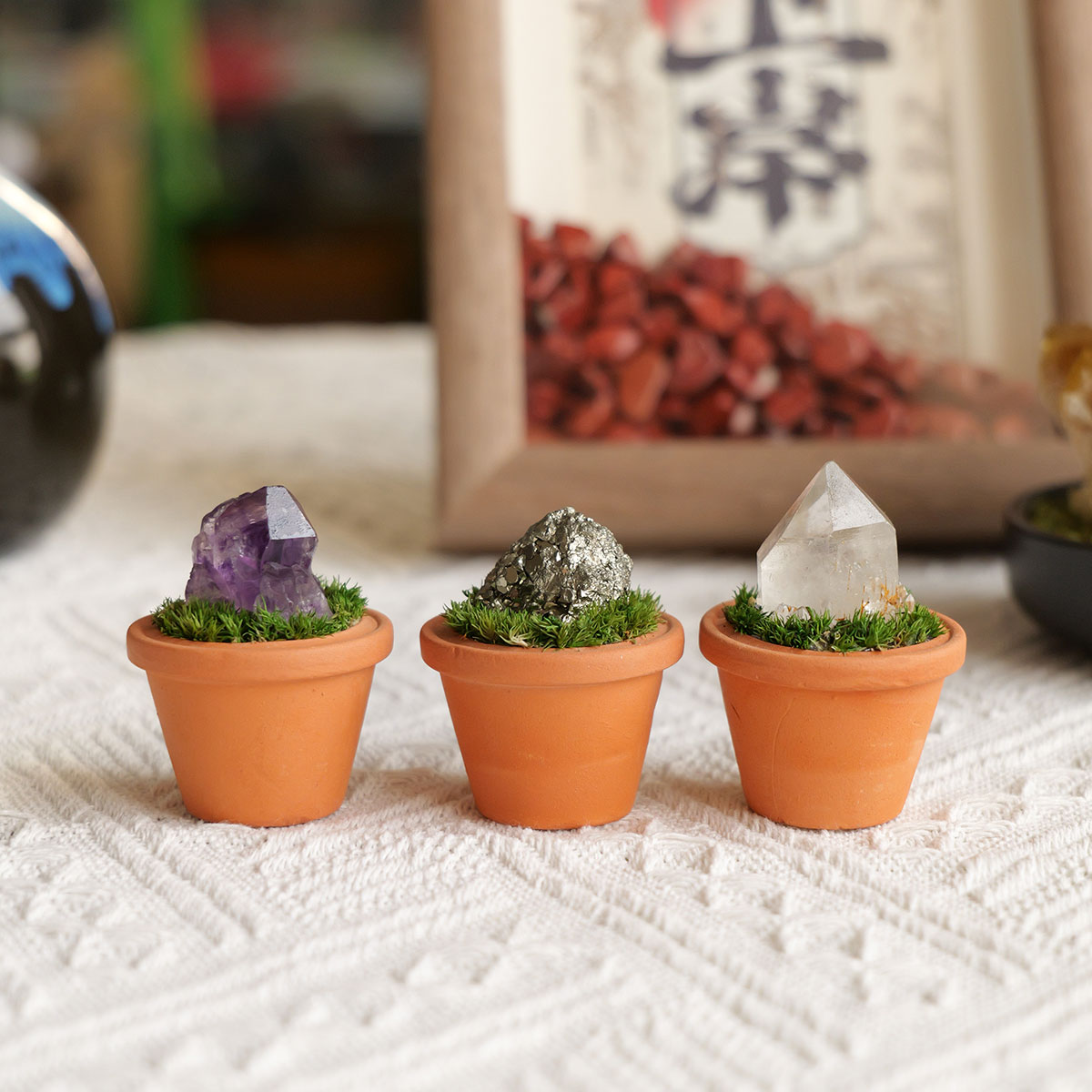 1pc Natural Crystal Stones Min - Tagine Clay Pot ulasan dan harga