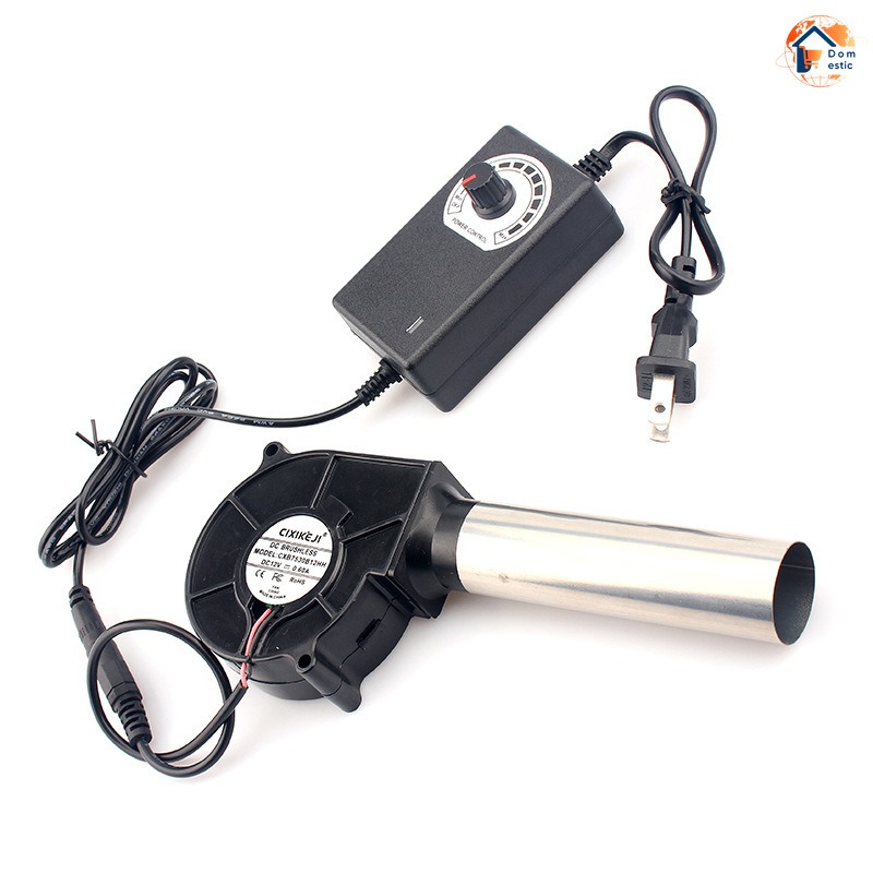 220V BBQ Fan Small Blast Engin - Uk Home Cooking ulasan dan harga