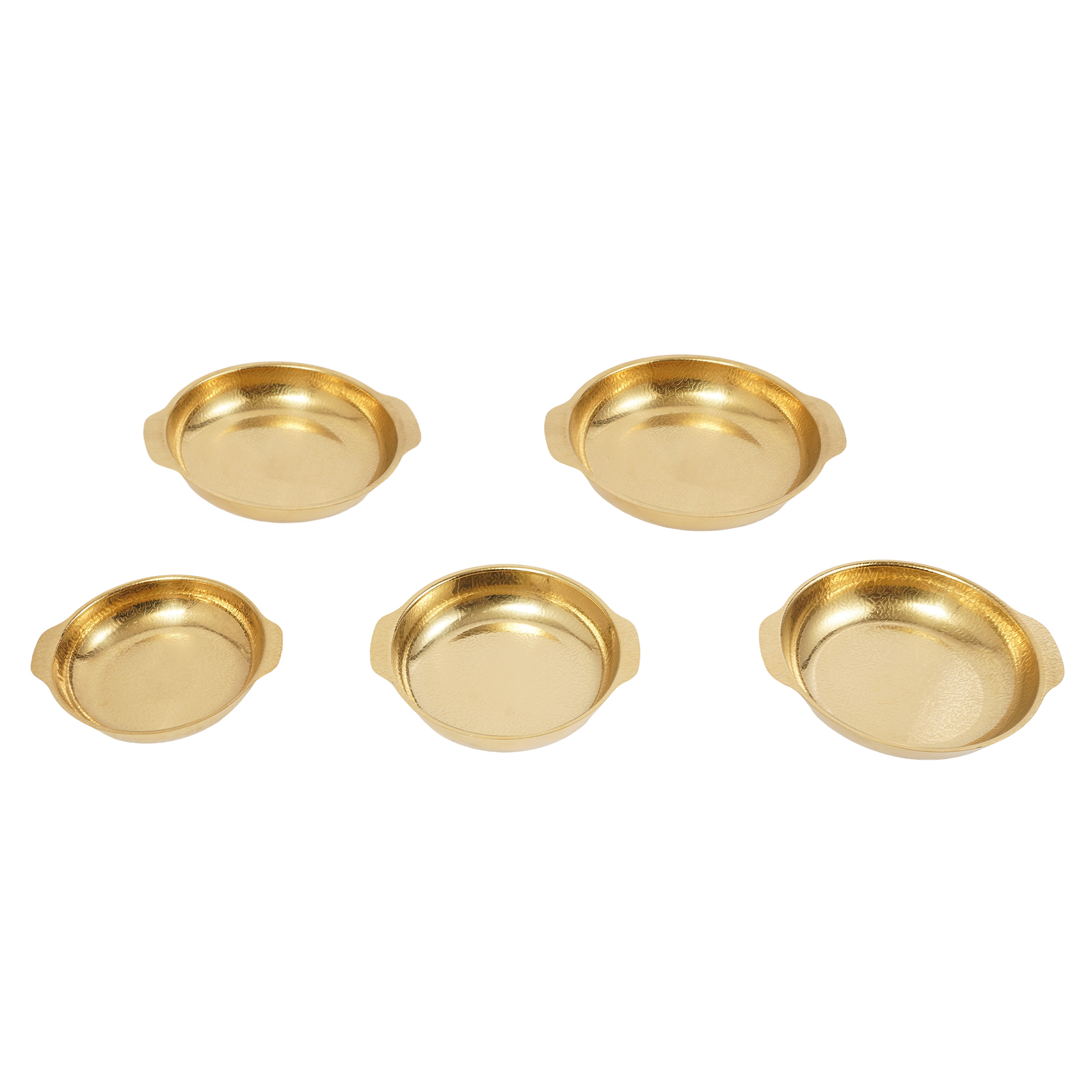 5 PCS Paella Pans Set, Gold Fo - Paella Pan Steel ulasan dan harga